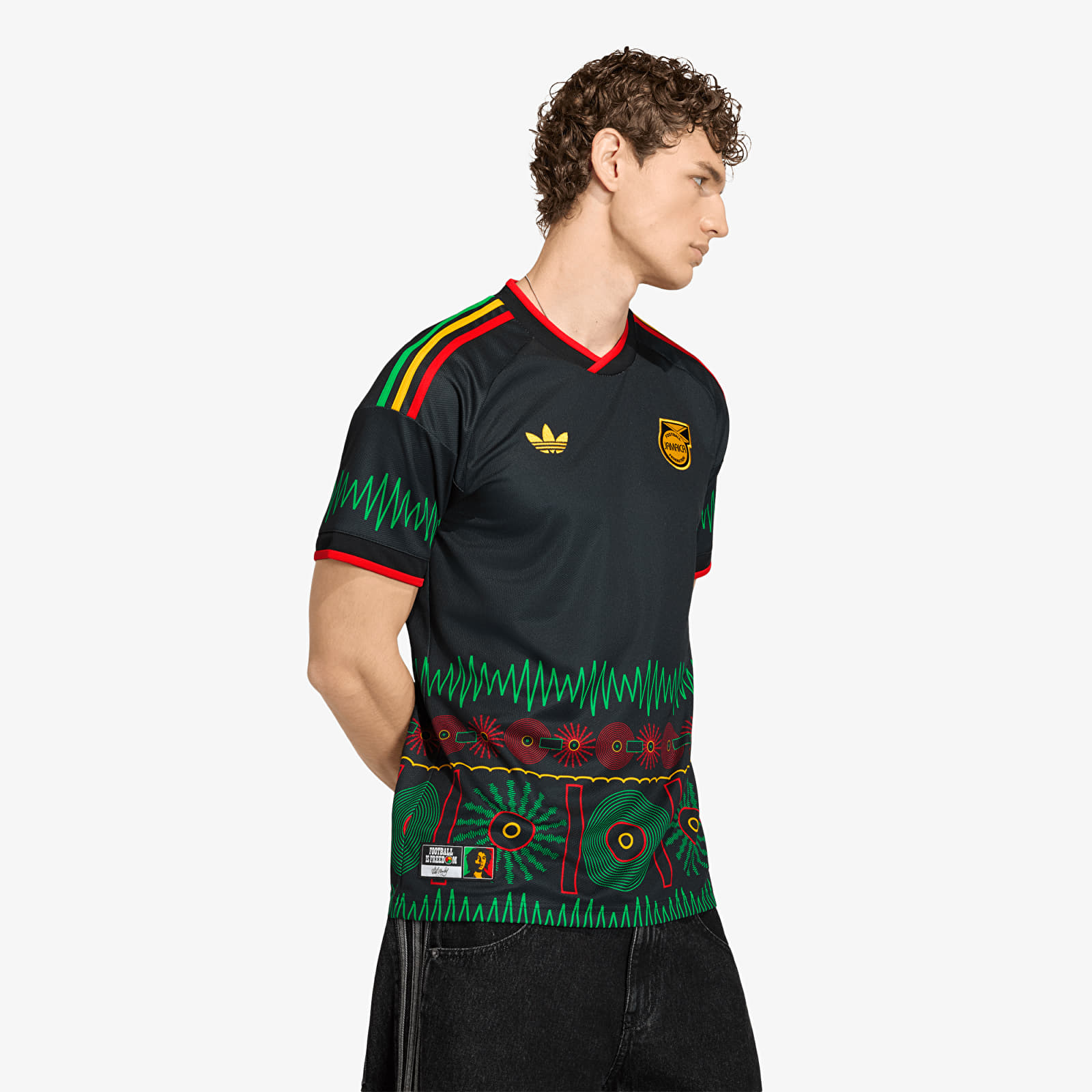 Dresy adidas Jamaica 26 X Bob Marley Away Jersey Black