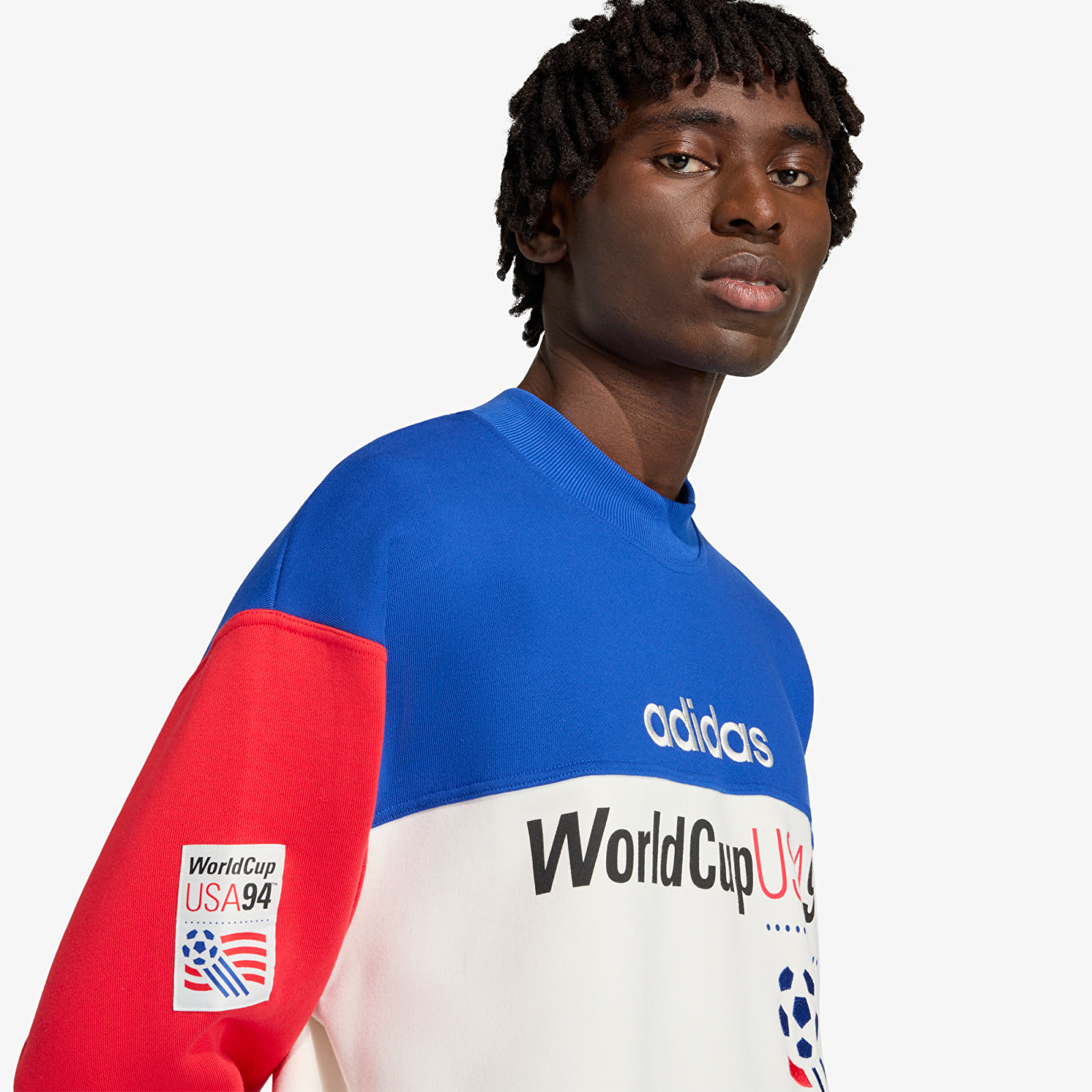 Mikiny adidas Graphic Sweatshirt Team Royal Blue/ Cloud White