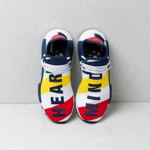 Adidas x pharrell williams x billionaire boys shop club bbc nmd human race scarlet multicolor
