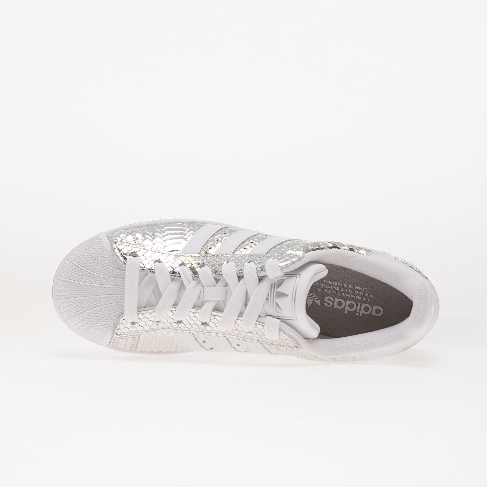 Women's shoes adidas Superstar II W Silver Metallic/ Ftw White/ Grey Two