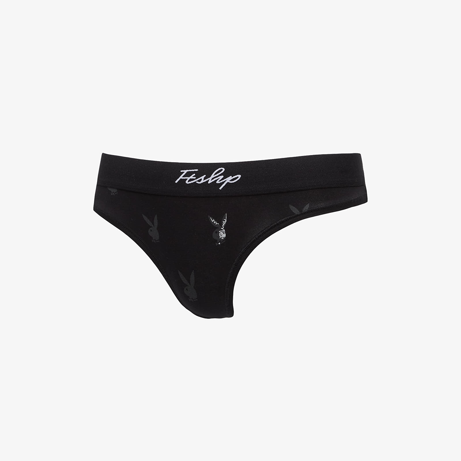 Panties Playboy x FTSHP Underwear Womans Brief 3 Pack Black