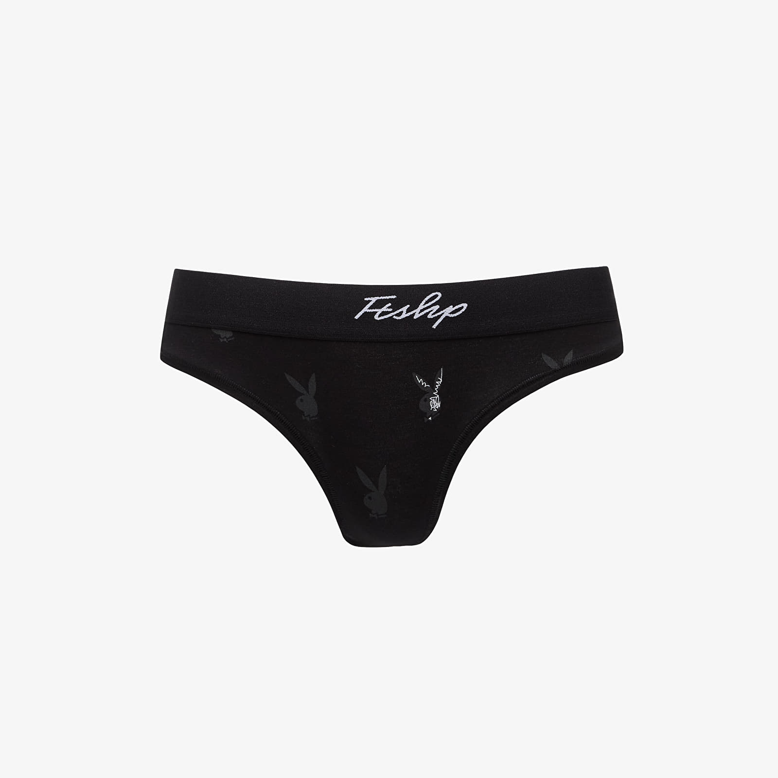 Panties Playboy x FTSHP Underwear Womans Brief 3 Pack Black