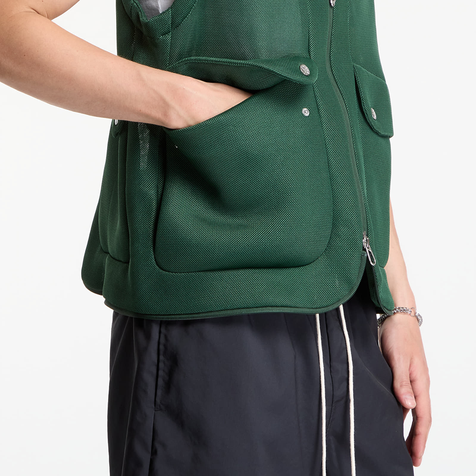 Veste Nike Project F.R.O.G. Men's Bubble Pod Vest Fir/ Barely Volt/ Fir