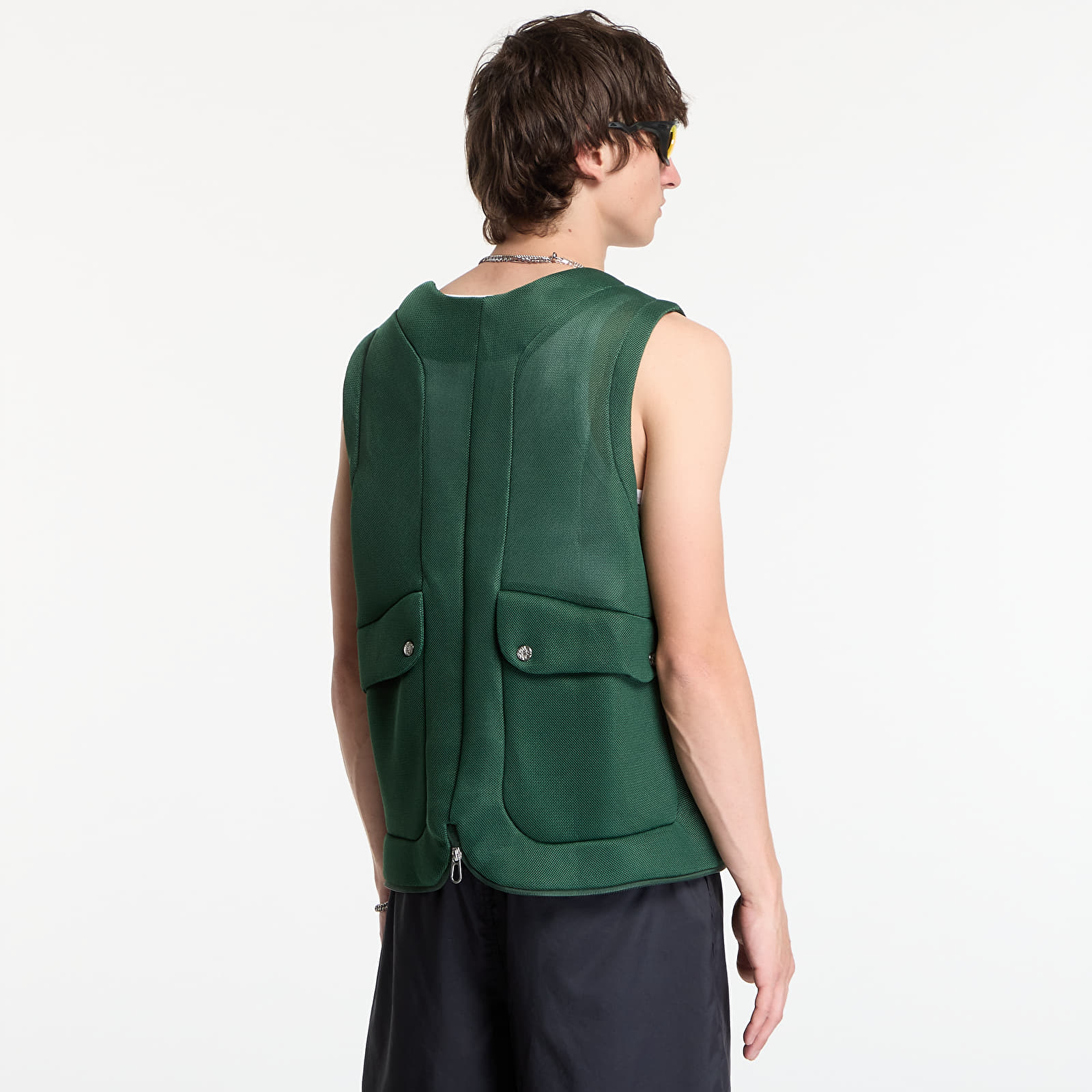Veste Nike Project F.R.O.G. Men's Bubble Pod Vest Fir/ Barely Volt/ Fir