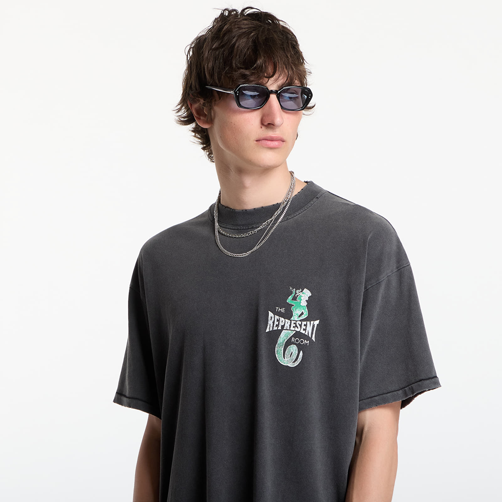 T-Shirts REPRESENT The Viper Room Dice T-Shirt UNISEX Vintage Grey