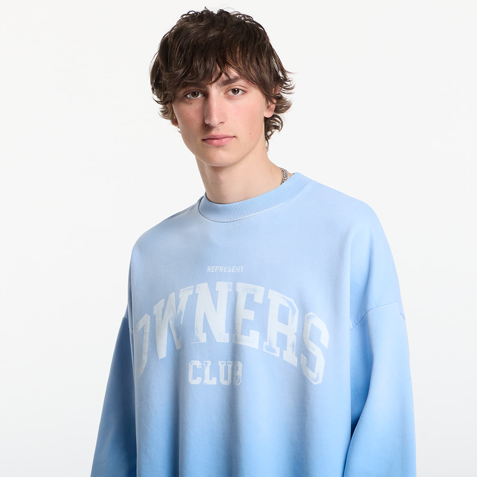 Hettegensere og sweatshirts REPRESENT Owners Sweatshirt UNISEX Sky Blue