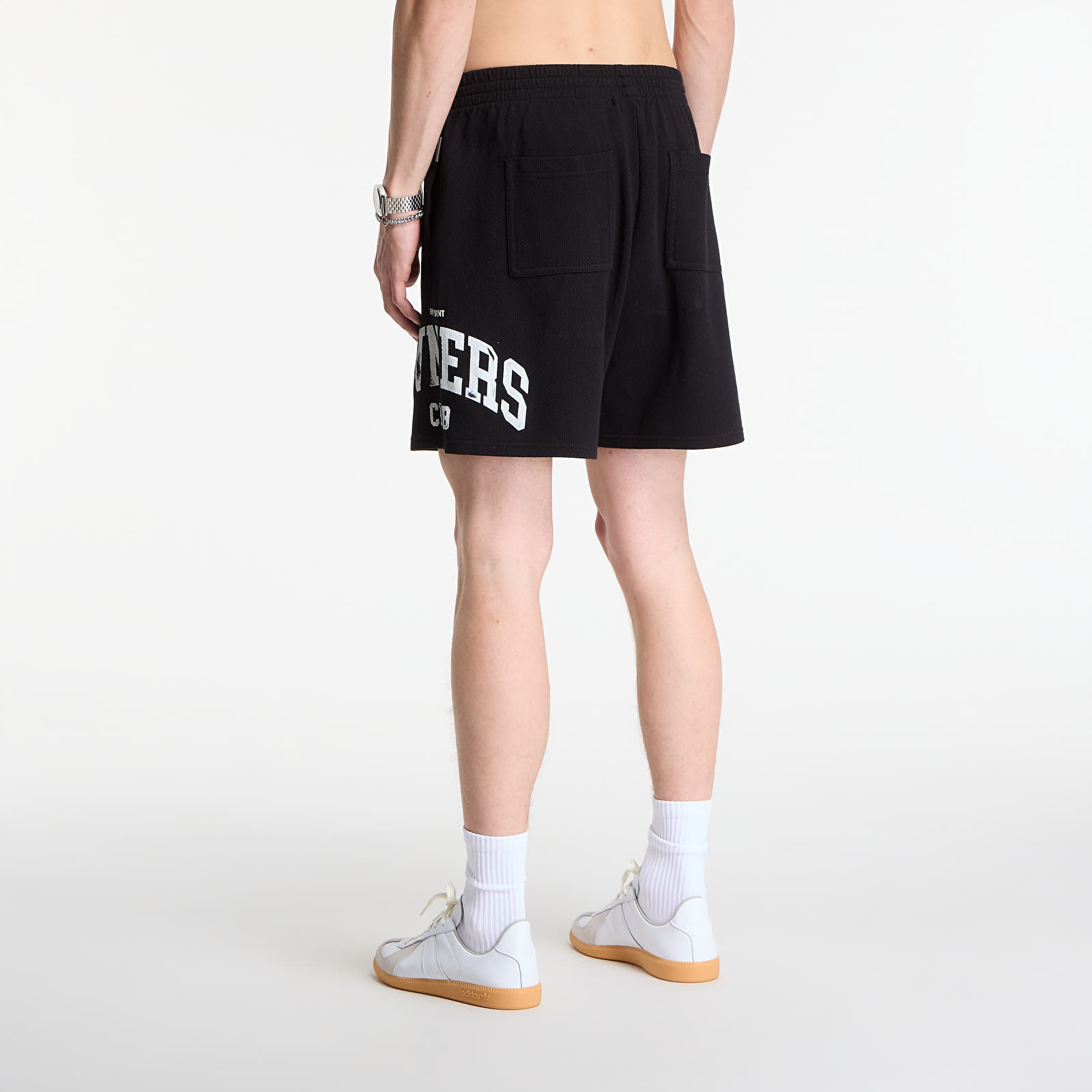 Šortai REPRESENT Owners Mesh Short Jet Black
