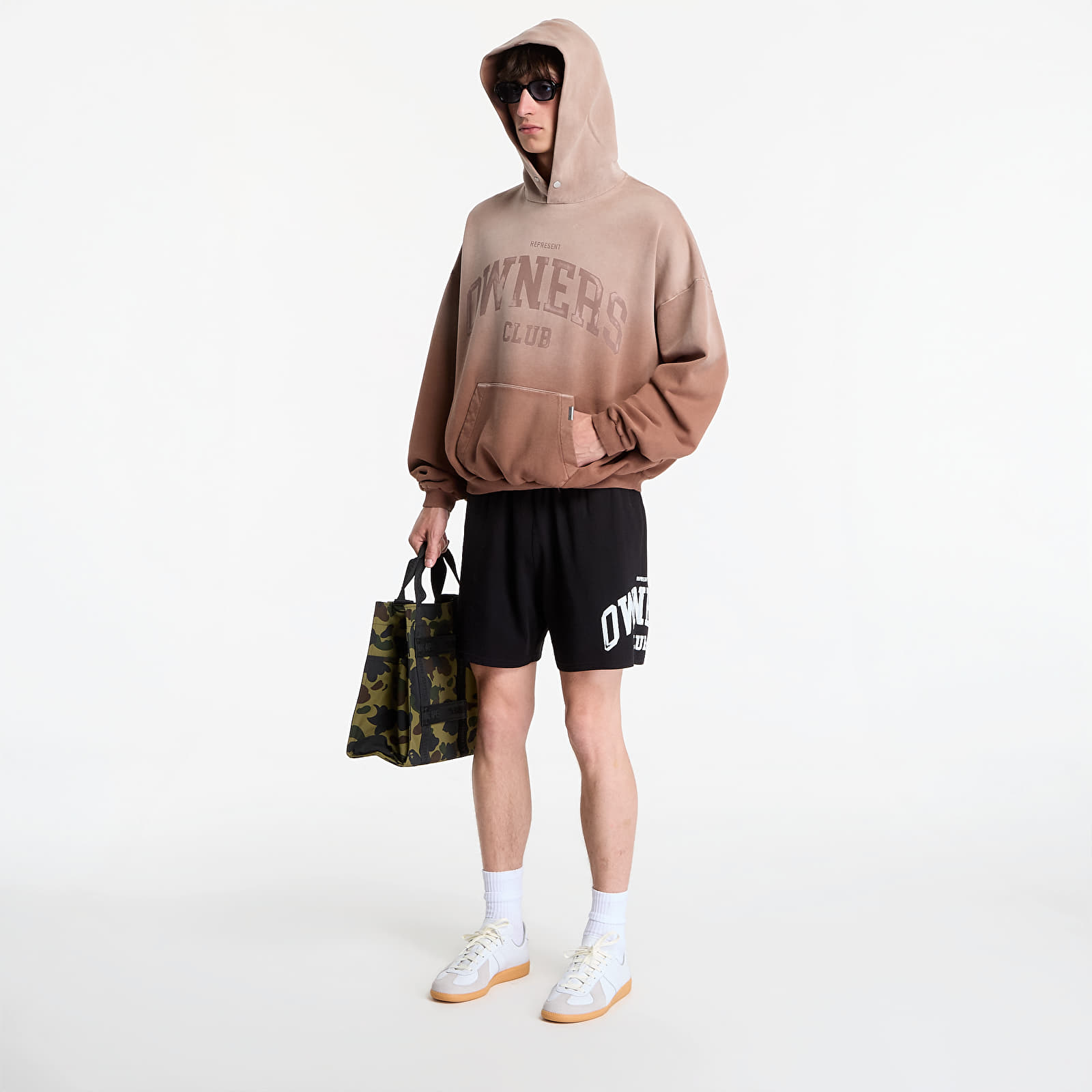 Šortai REPRESENT Owners Mesh Short Jet Black