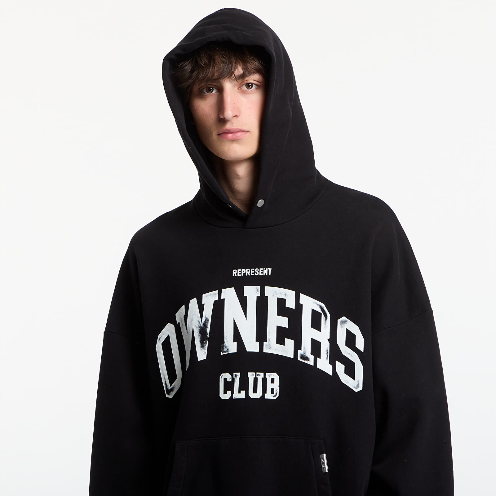 Hettegensere og sweatshirts REPRESENT Owners Hoodie UNISEX Jet Black