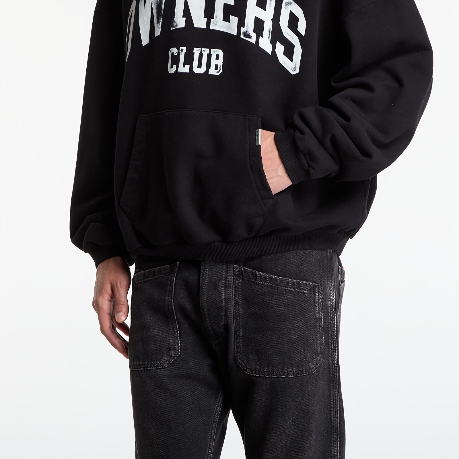 Hettegensere og sweatshirts REPRESENT Owners Hoodie UNISEX Jet Black