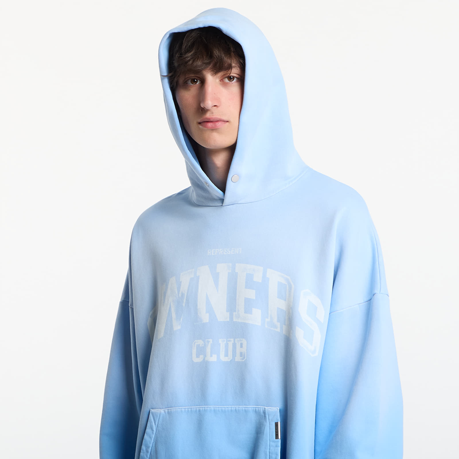 Hettegensere og sweatshirts REPRESENT Owners Hoodie UNISEX Sky Blue