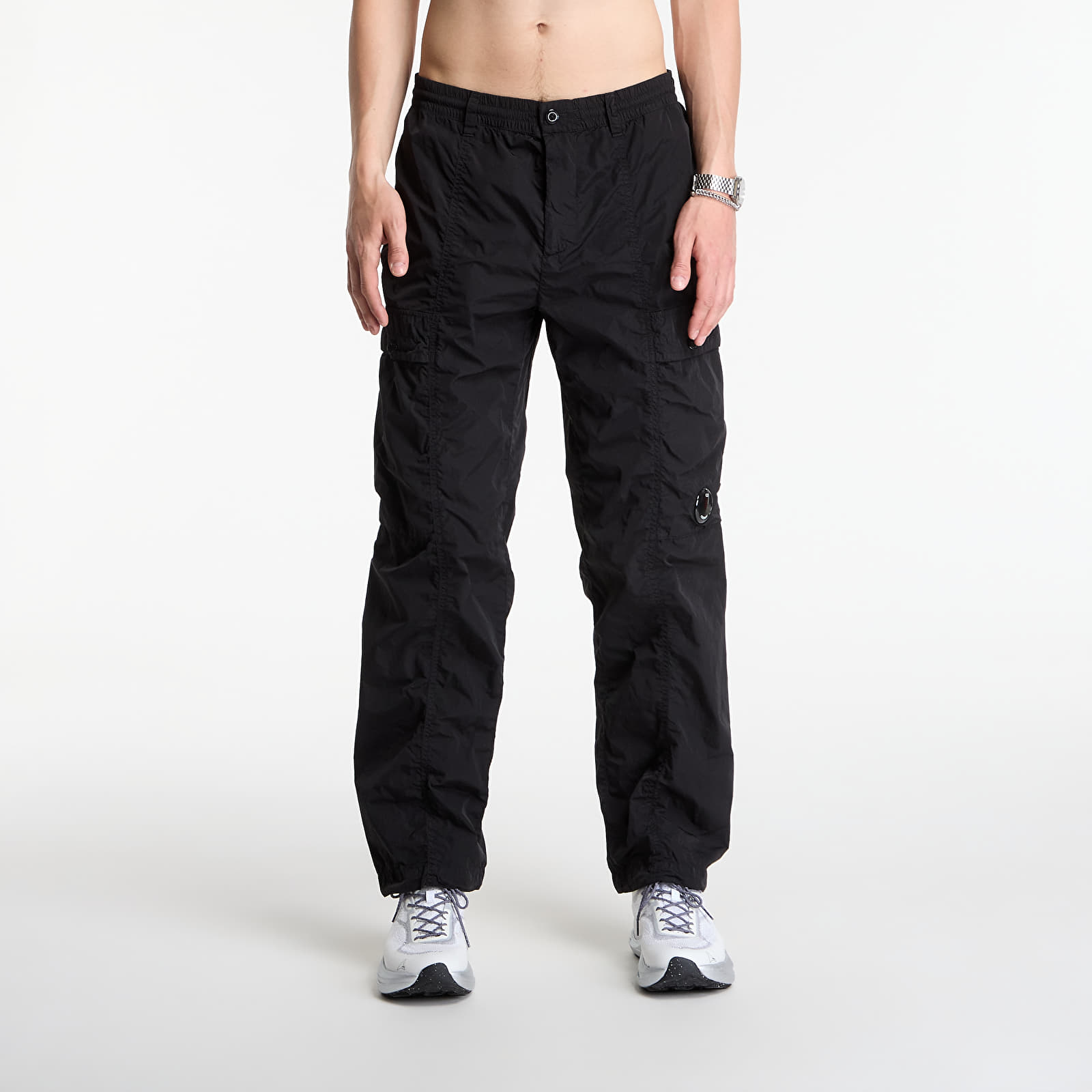 Men's trousers C.P. Company Chrome-R Regular Cargo Lens Pants Black