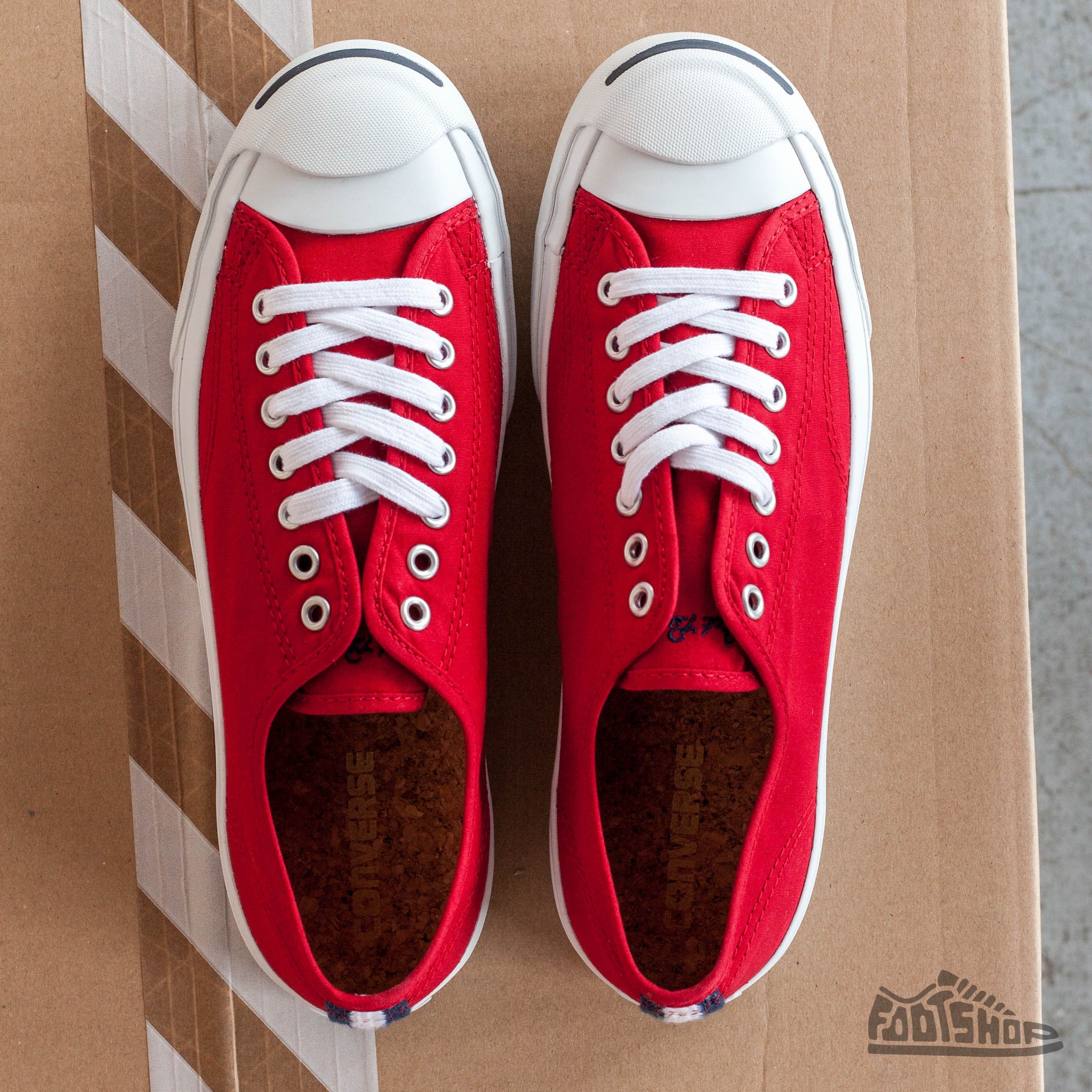 Men s shoes Converse Jack Purcell Jack Ox Days Red White Footshop