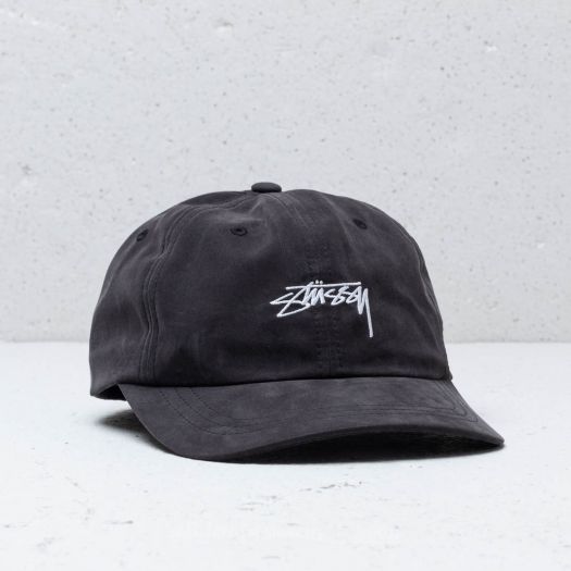 Strapback Stüssy Peached Smooth Stock Low Pro Cap Black