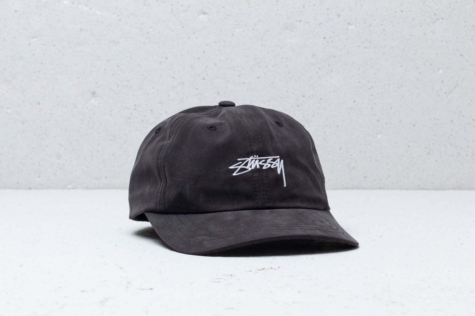 Stussy stock low pro cap black cheap