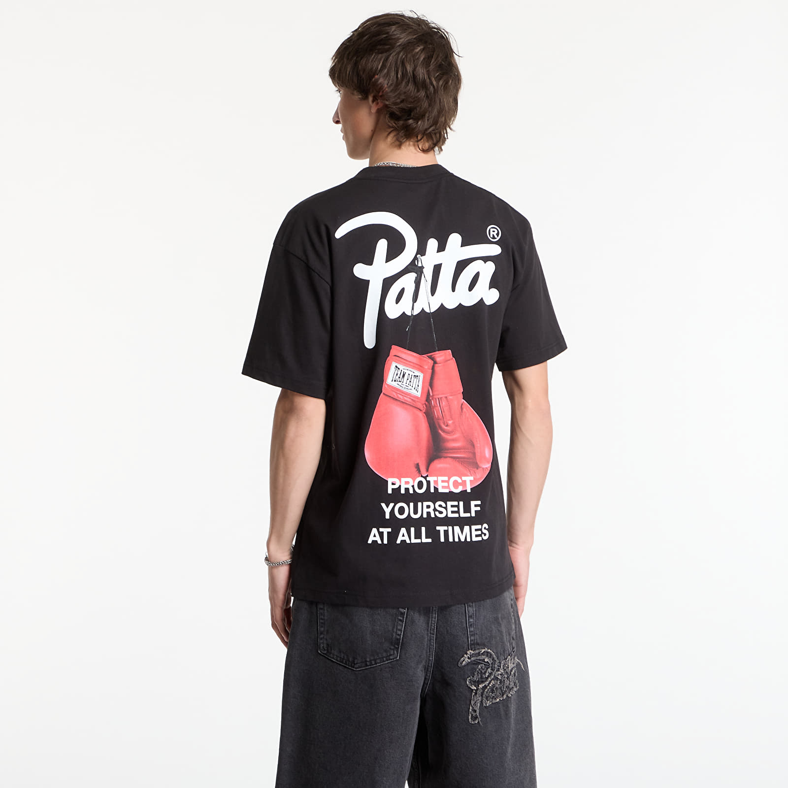 Majice i košulje Patta Protect Yourself T-Shirt UNISEX Black