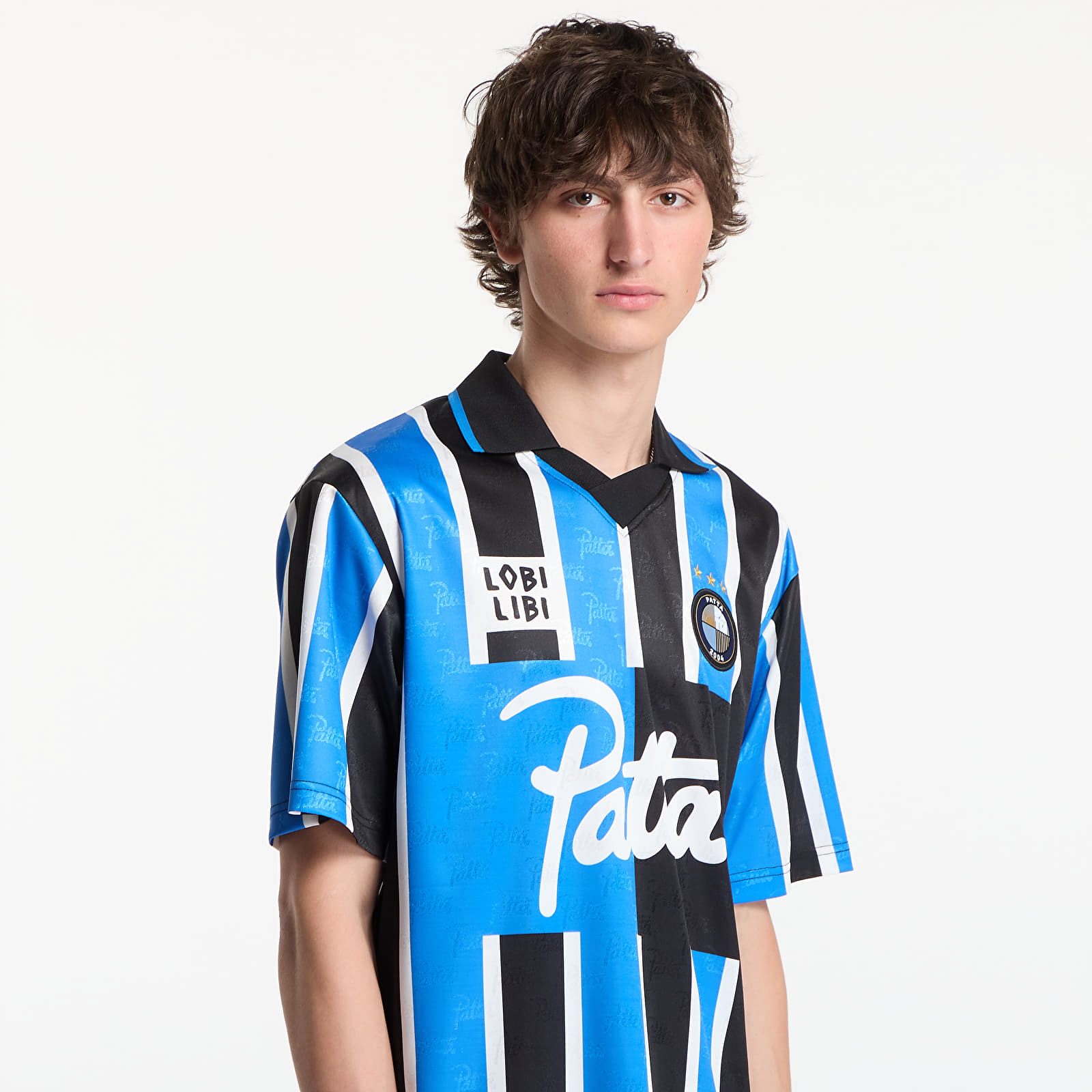 Фланелки Patta Stripe Football Jersey UNISEX French Blue