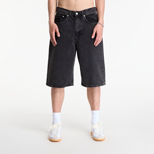 Pantaloni scurți Patta Whiskers Denim Shorts (Black) Black Denim