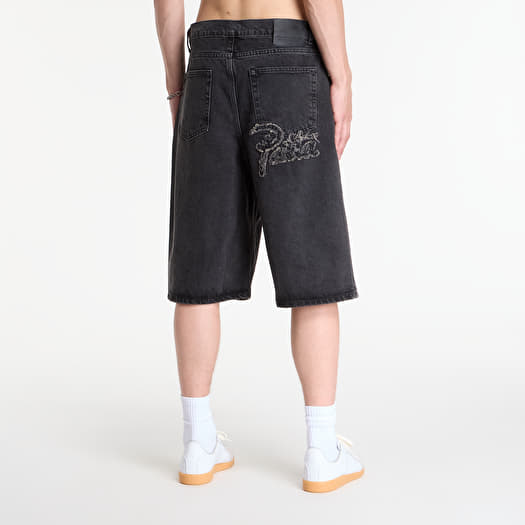 Shorts Patta Whiskers Denim Shorts (Black) Black Denim (POC-SS26