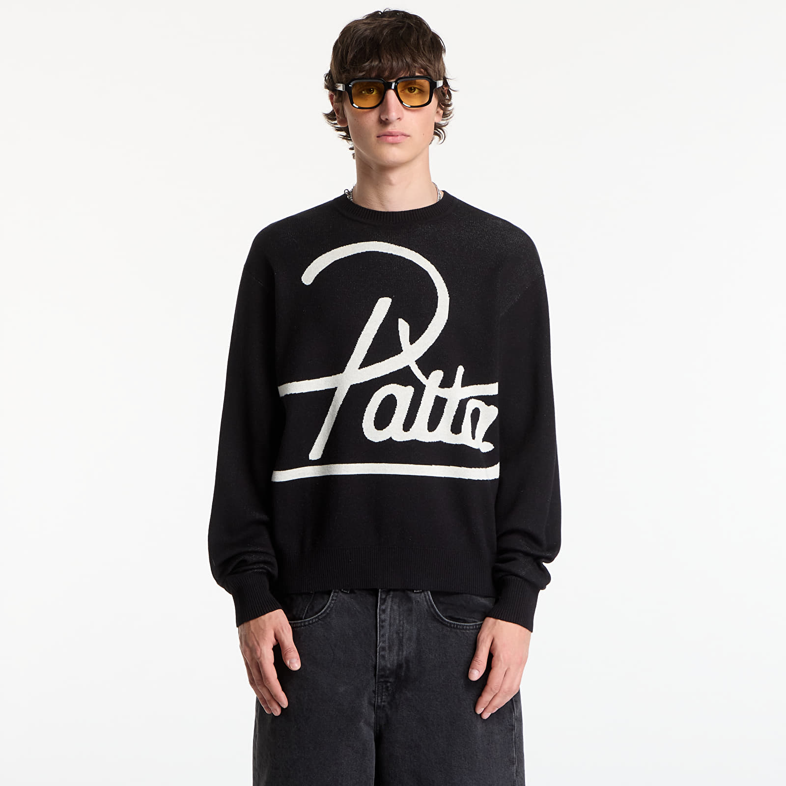 Свитеры и джемперы Patta Hearted Jumper UNISEX Black