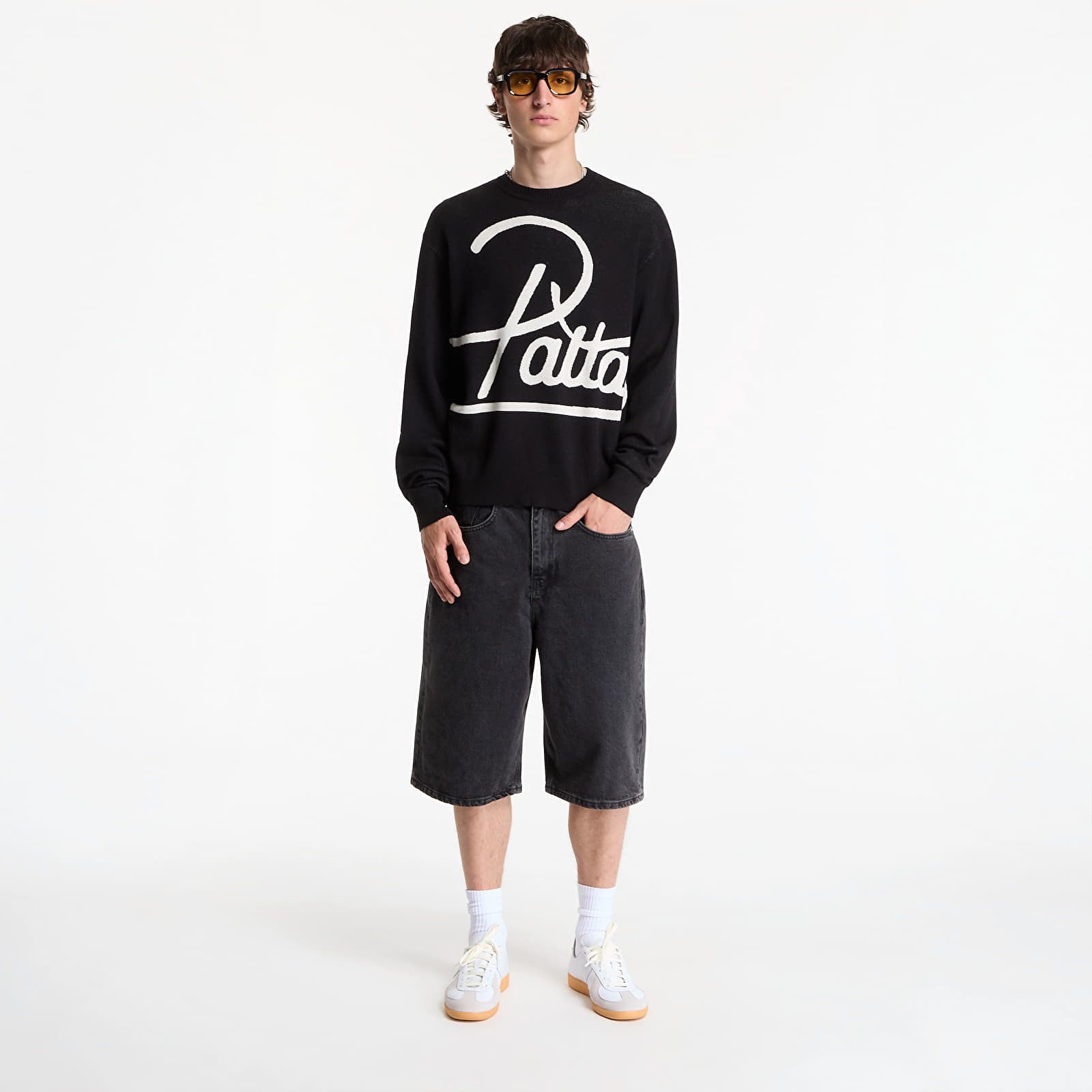 Свитеры и джемперы Patta Hearted Jumper UNISEX Black