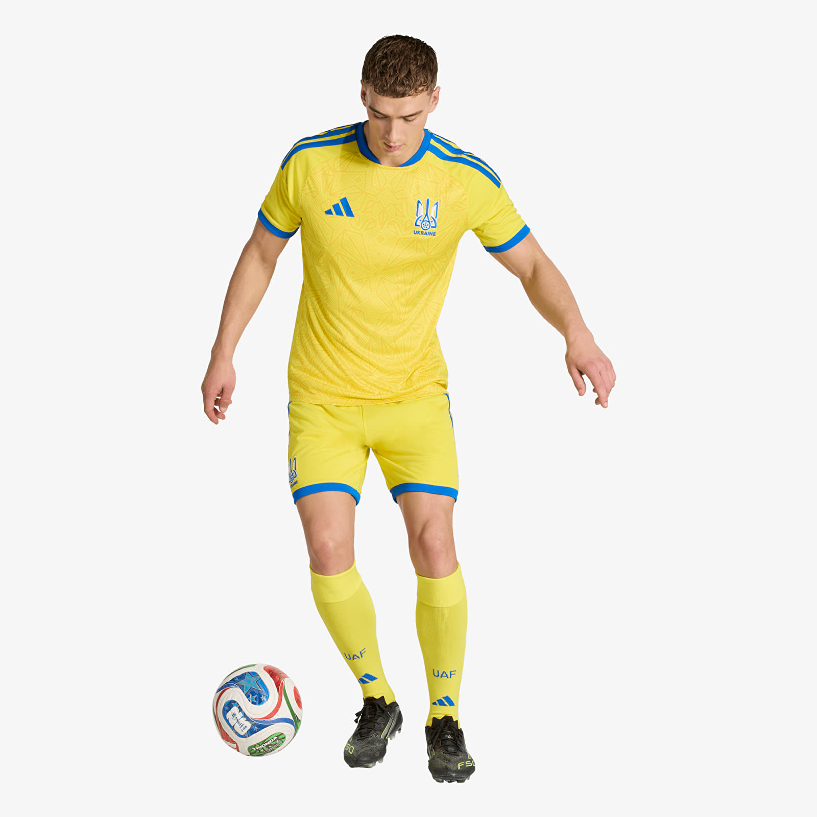 Trikots adidas Ukraine 26 Home Jersey Bright Yellow