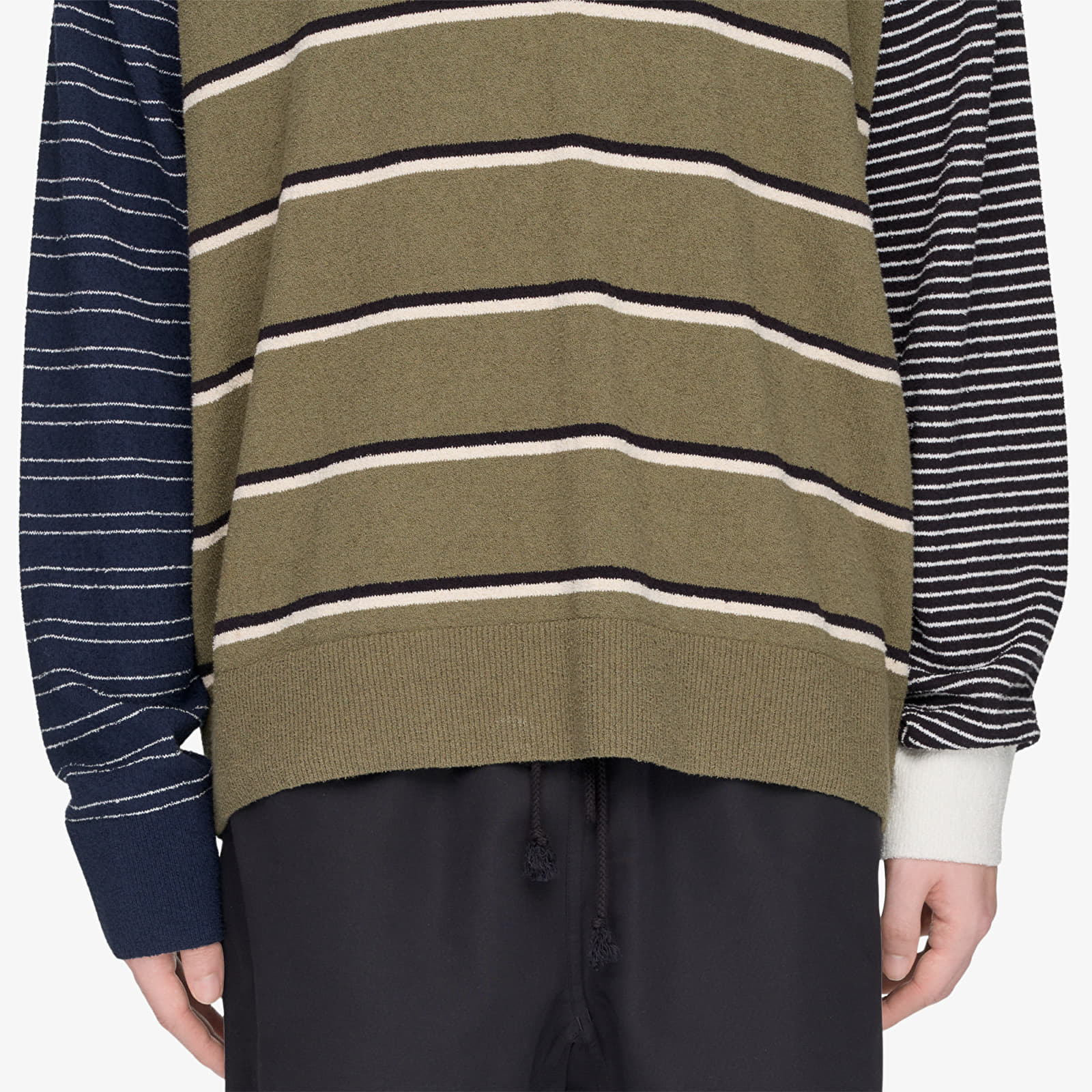 Polo trička adidas x Song For The Mute 007 Long Sleeve Long-Sleeve Top UNISEX Olive Strata/ Alumina/ Black