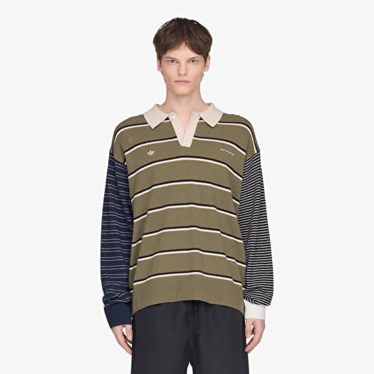 adidas Sftm007 Long Sleeve Long-Sleeve Top UNISEX Olive Strata/ Alumina/ Black