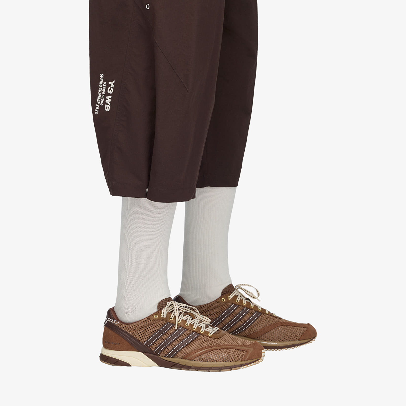 Shorts adidas Wales Bonner Y3 Rip Shorts Aurora Coffee
