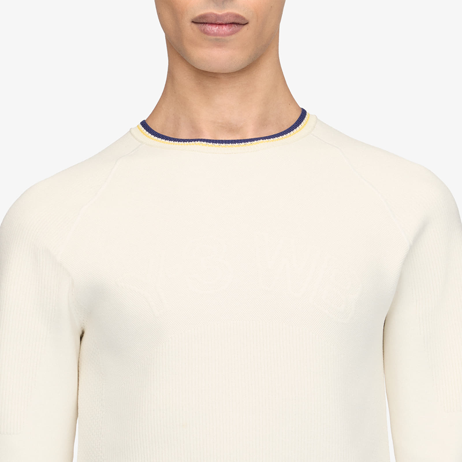 T-skjorter adidas Wales Bonner Y3 Knit Base Long-Sleeve Top Cream White