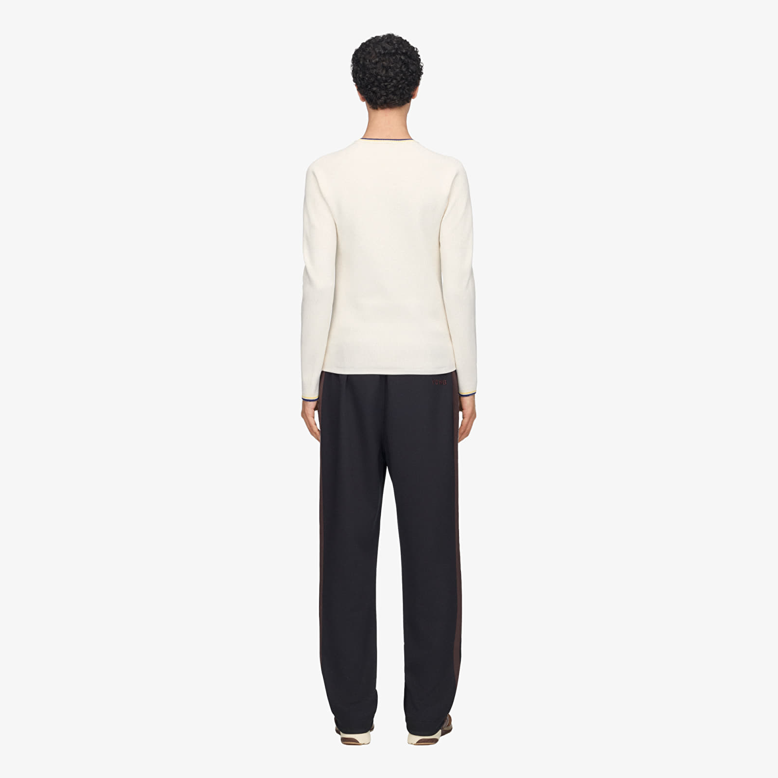 T-skjorter adidas Wales Bonner Y3 Knit Base Long-Sleeve Top Cream White