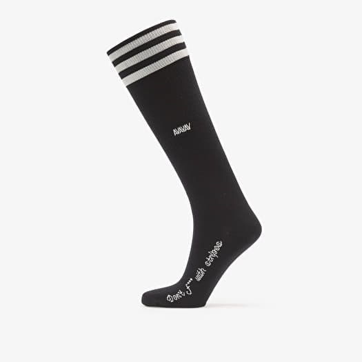 adidas x AVAVAV Kneesocks 3-Pack Cream White/ Black/ Black | Footshop