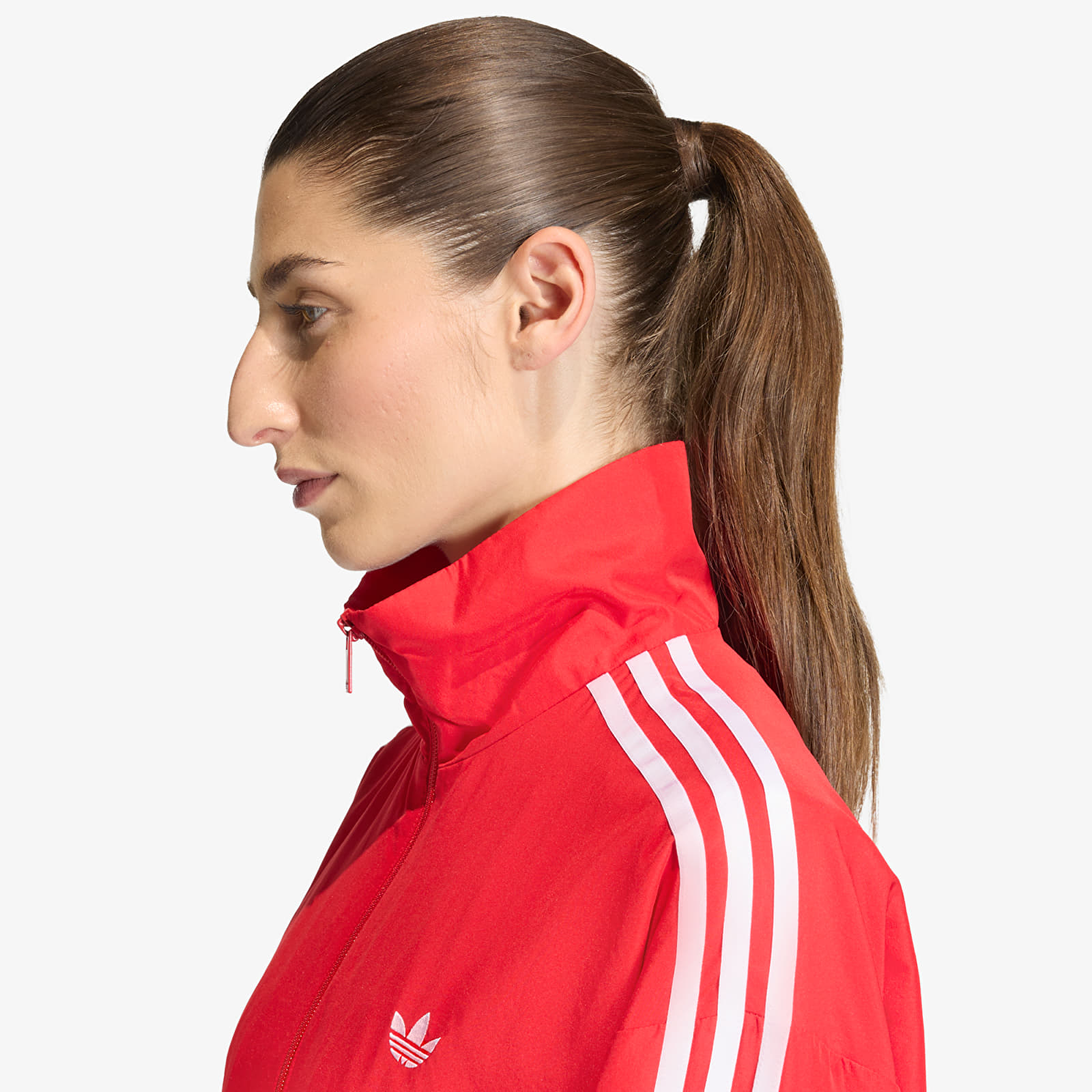 Sweats à capuche femme adidas Firebird Adilenium Track Top Better Scarlet/ Black