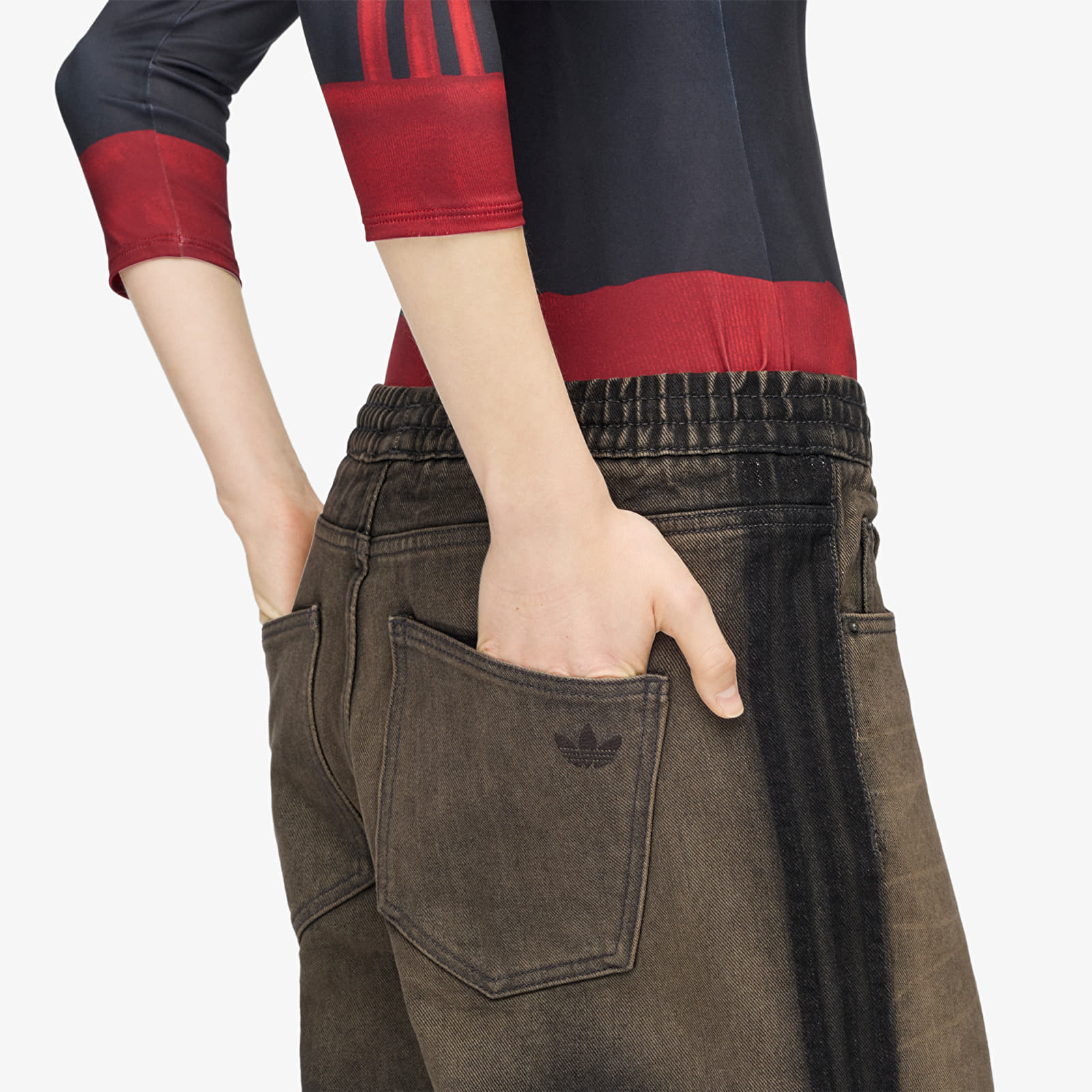 Jeans adidas By Avavav Denim Pants Carbon