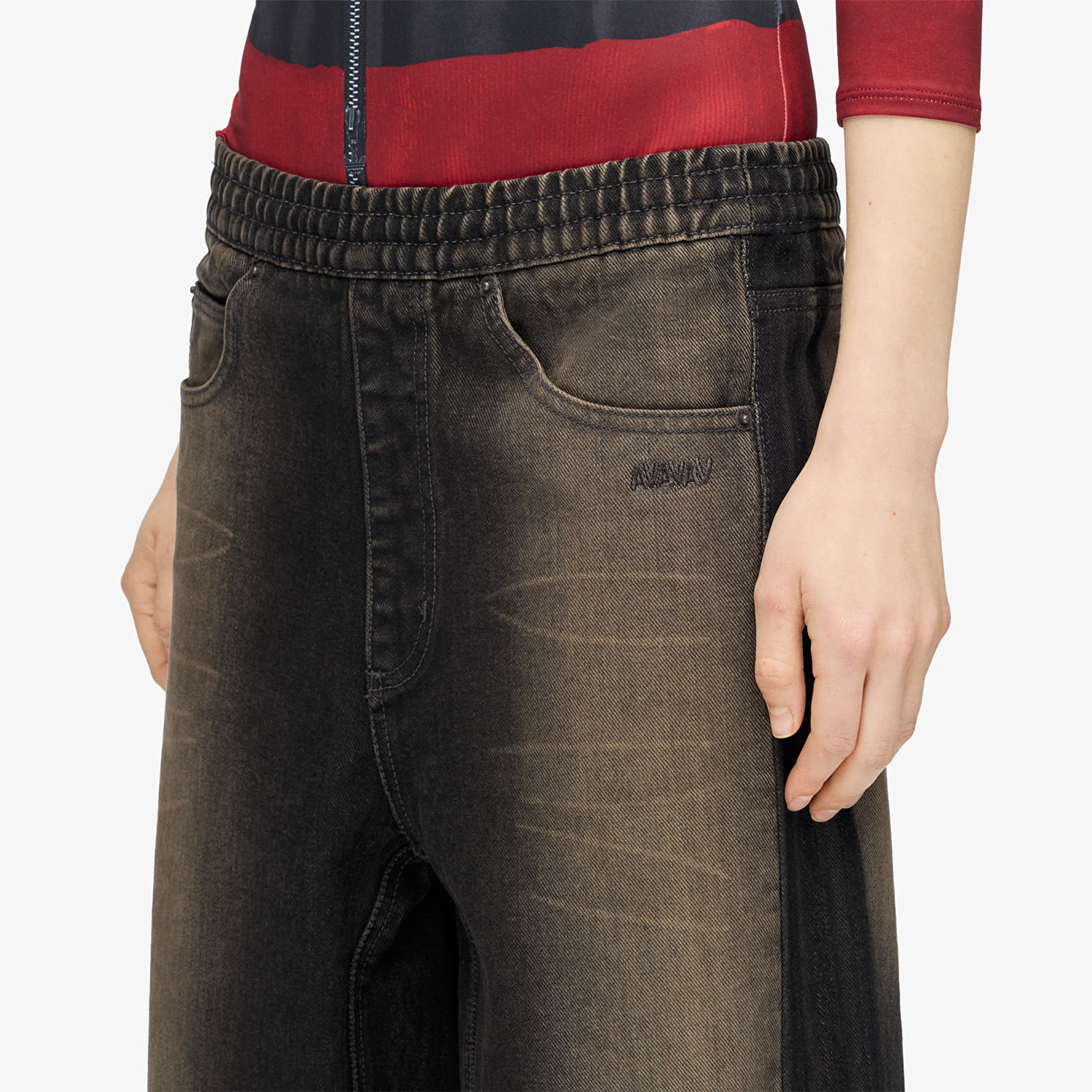 Jeans adidas By Avavav Denim Pants Carbon