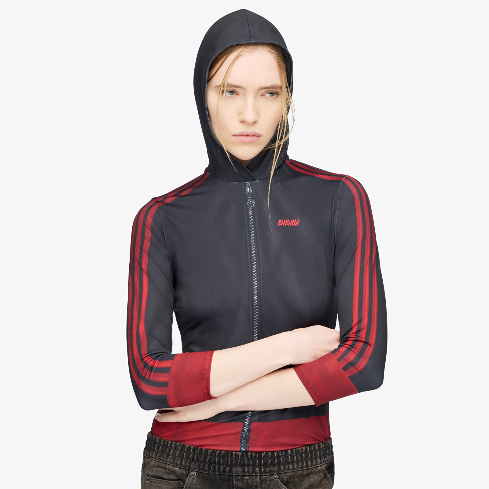 T-shirts adidas By Avavav Tracklong-Sleeve Top Baselayer Better Scarlet