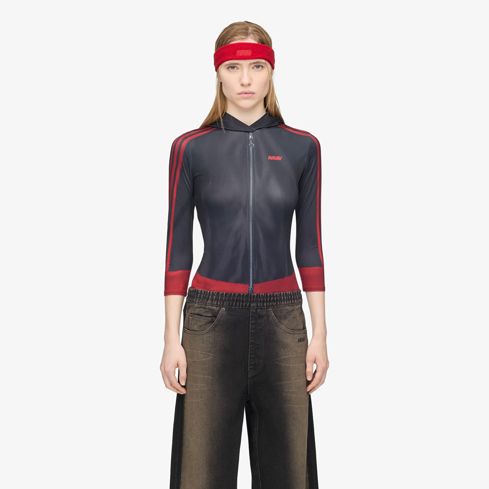 T-shirts adidas By Avavav Tracklong-Sleeve Top Baselayer Better Scarlet