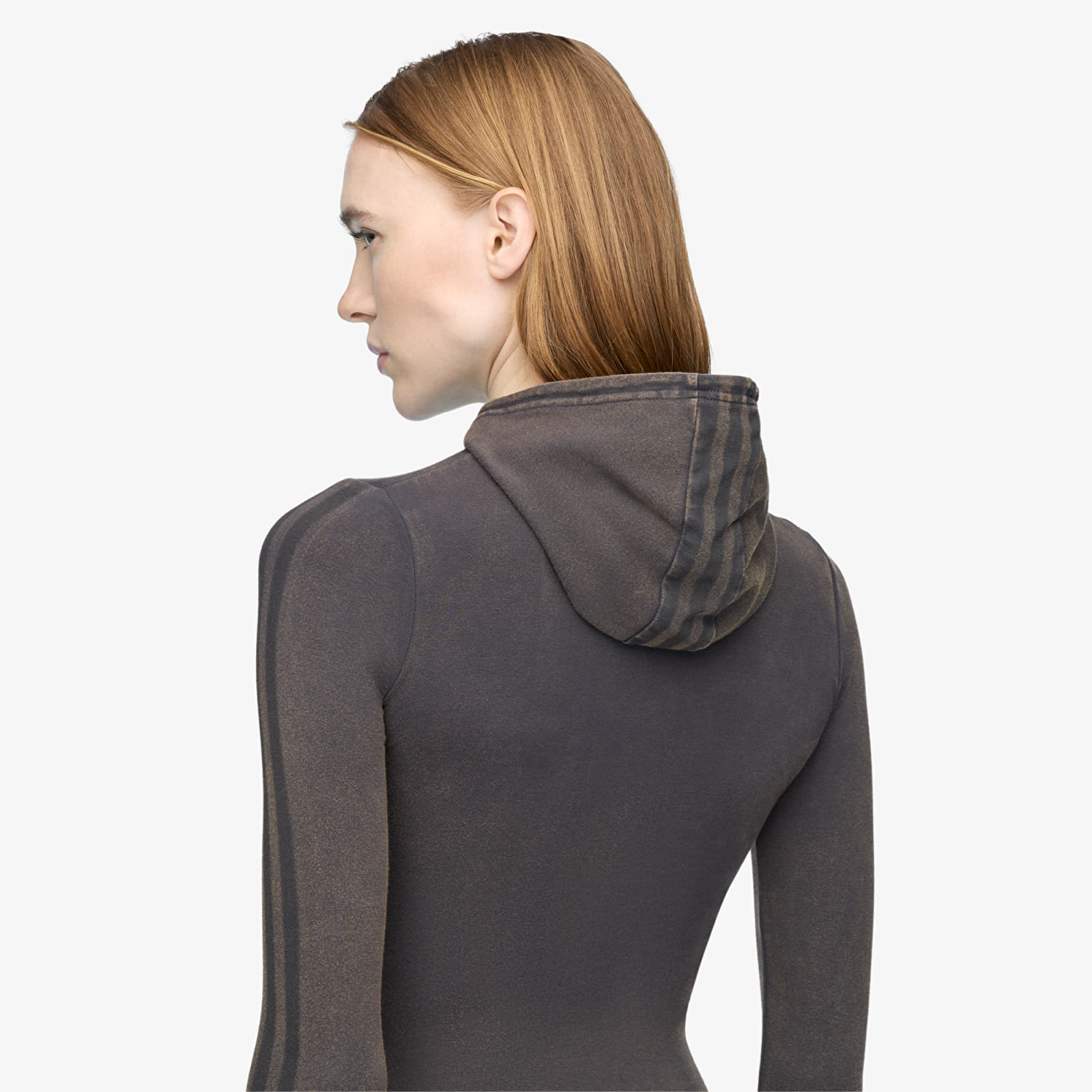T-shirts adidas By Avavav Hooded Dress Carbon