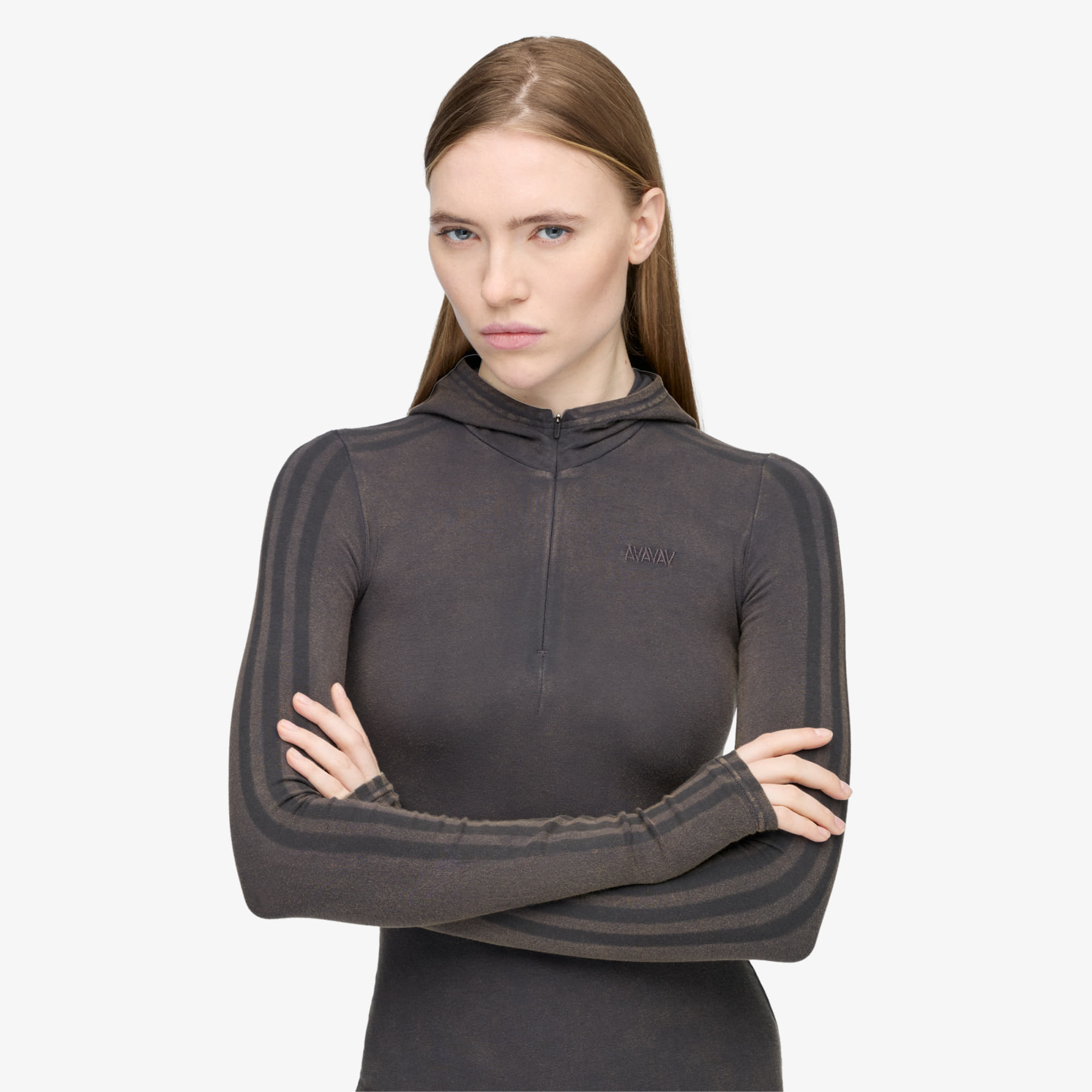 T-shirt adidas By Avavav Hooded Dress Carbon XS