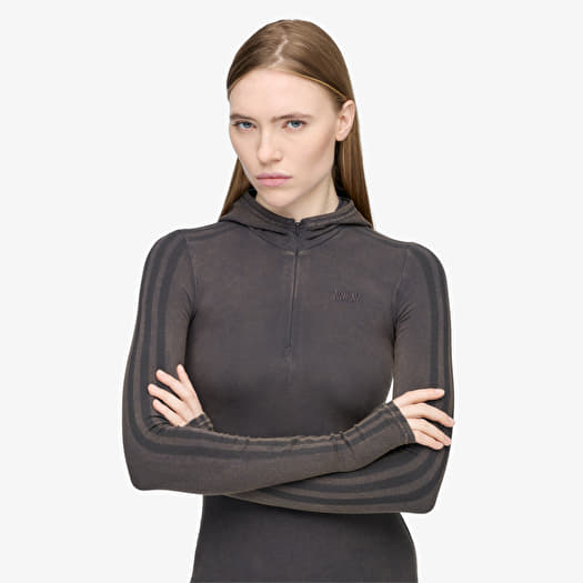 T-shirt adidas Av Hooded Dress Carbon