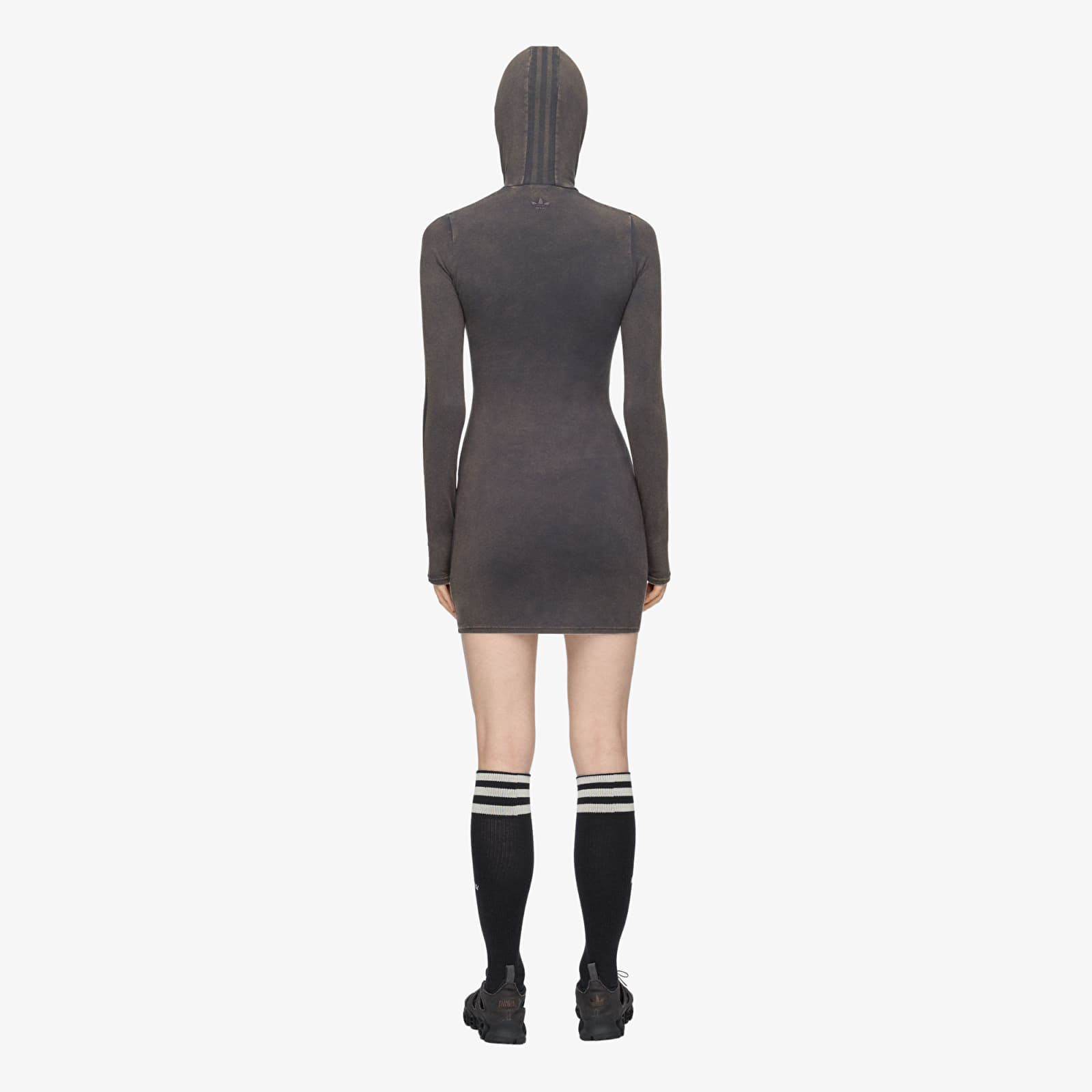 T-shirts adidas By Avavav Hooded Dress Carbon