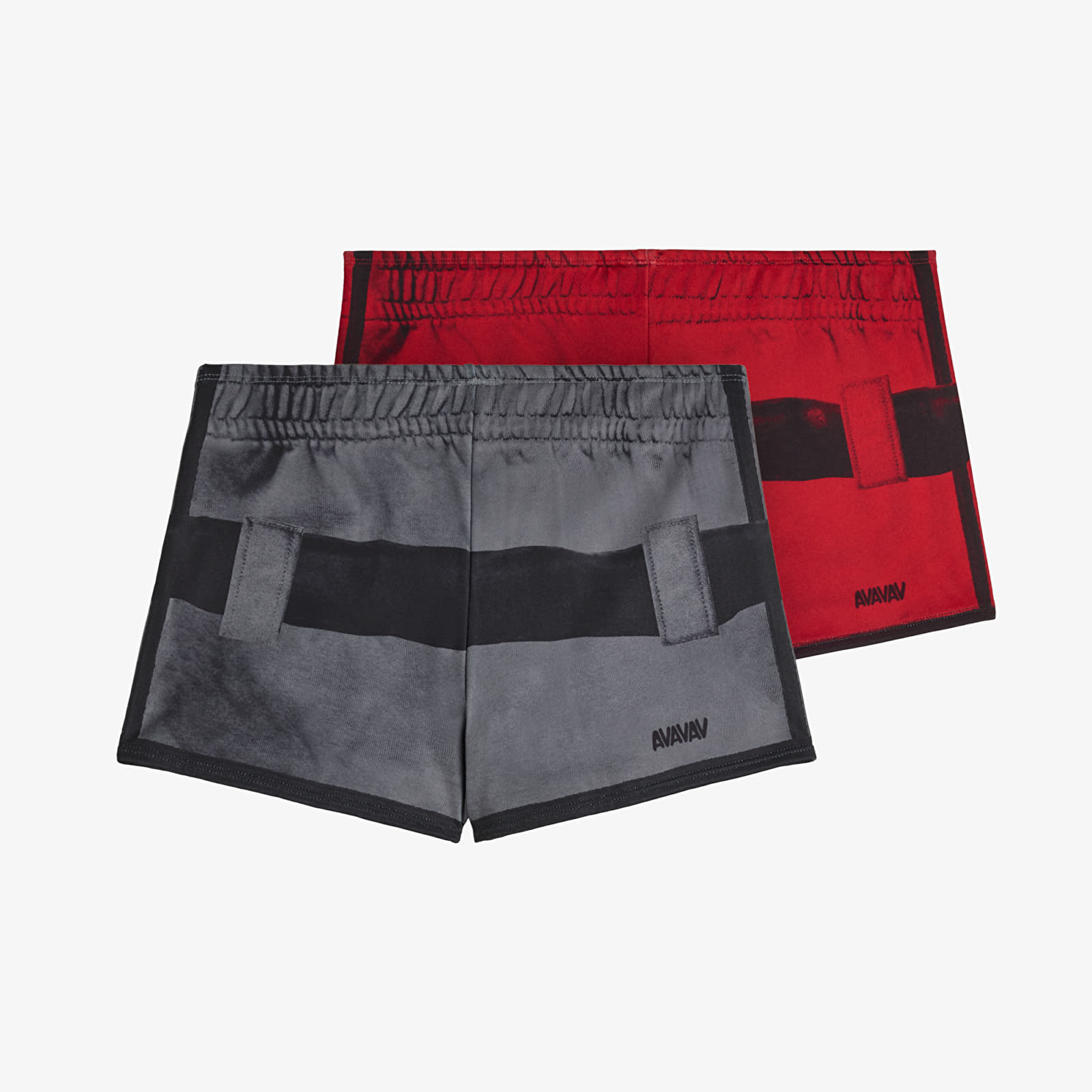Kraťasy adidas Av Print Shorts Better Scarlet/ Grey Four