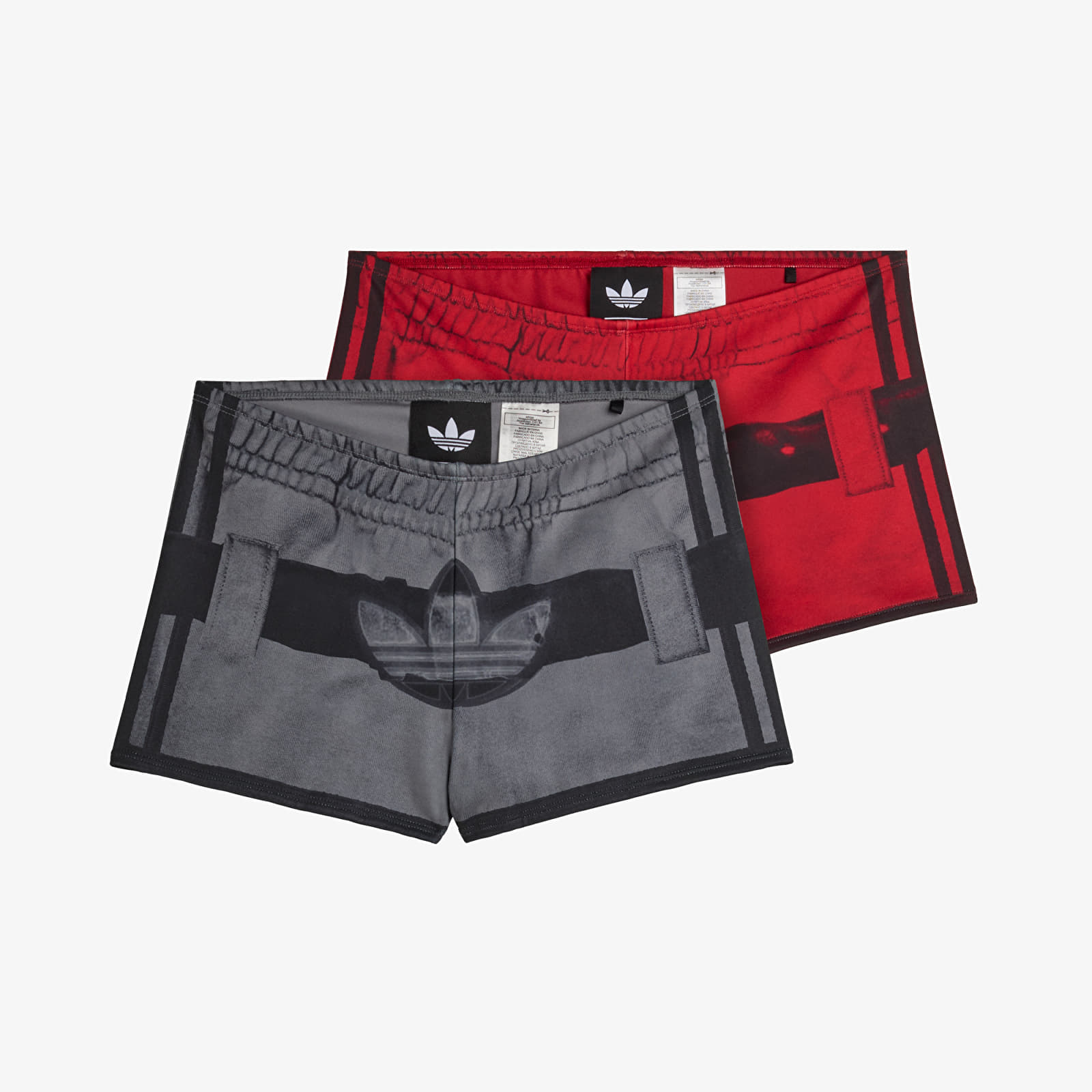 Kraťasy adidas Av Print Shorts Better Scarlet/ Grey Four
