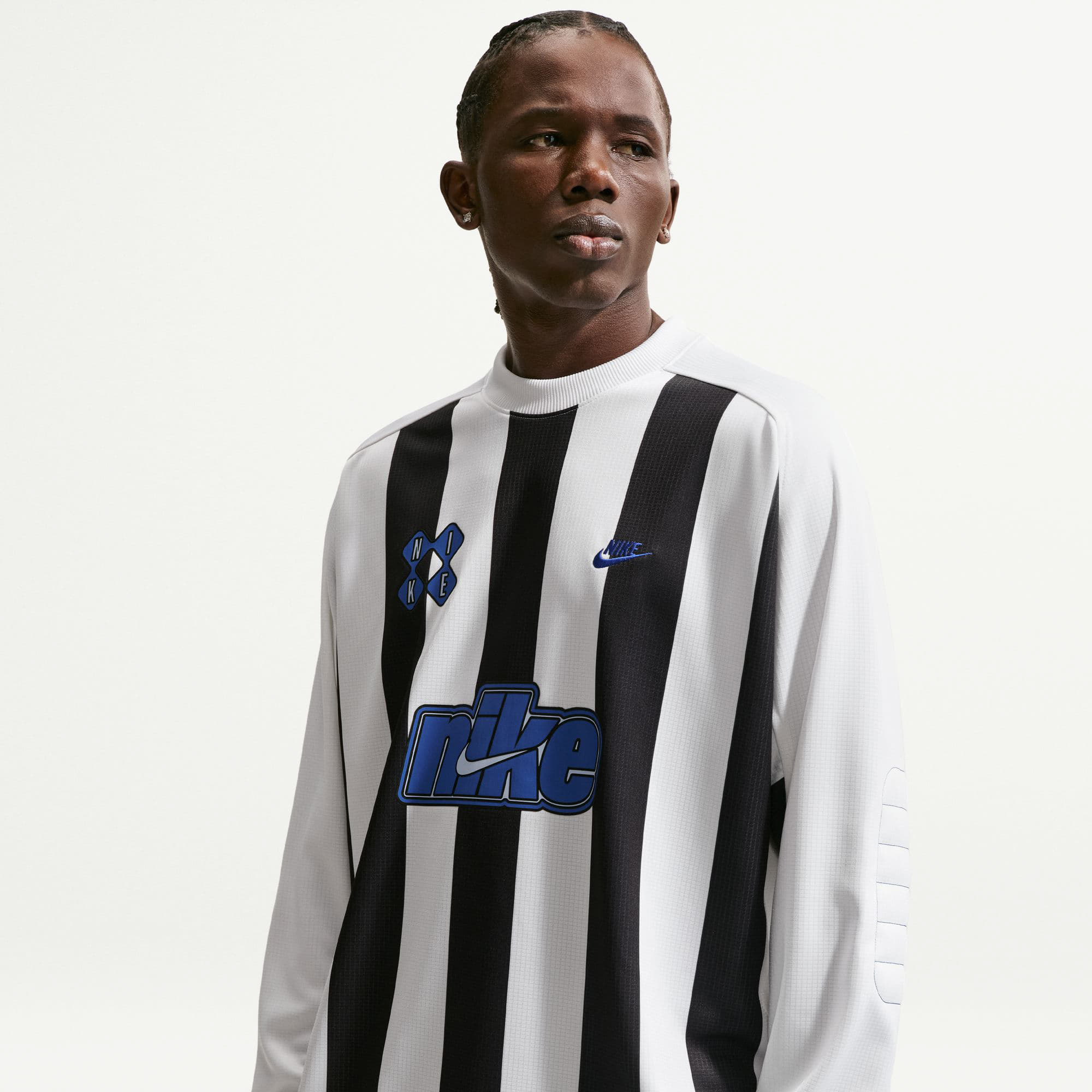Тениска Nike Sportswear Club Men's Goalie Top Black/ White/ Game Royal XL