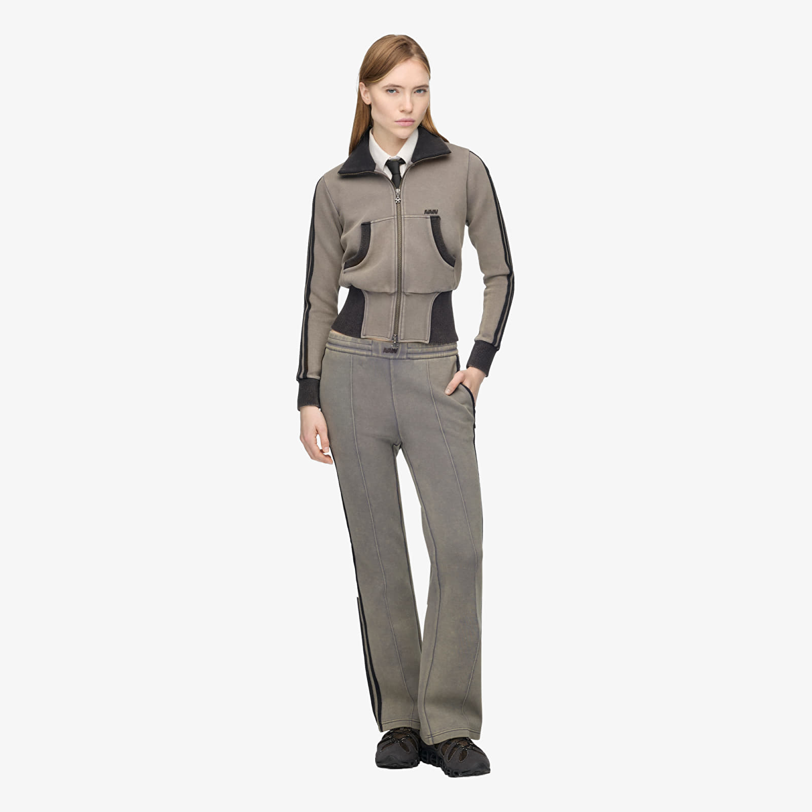 Puloverji   adidas By Avavav Cropped Tt Grey Four