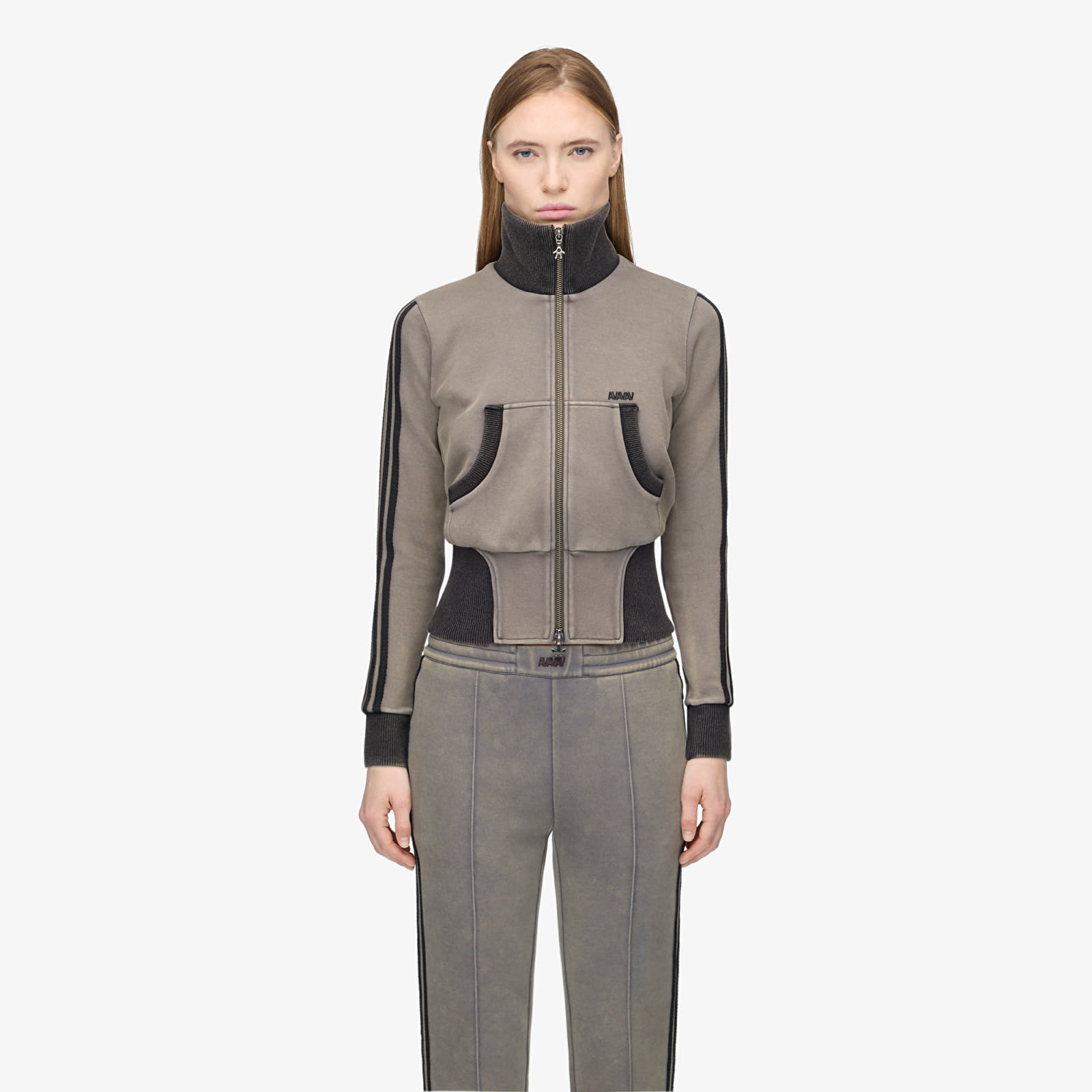 Puloverji   adidas By Avavav Cropped Tt Grey Four