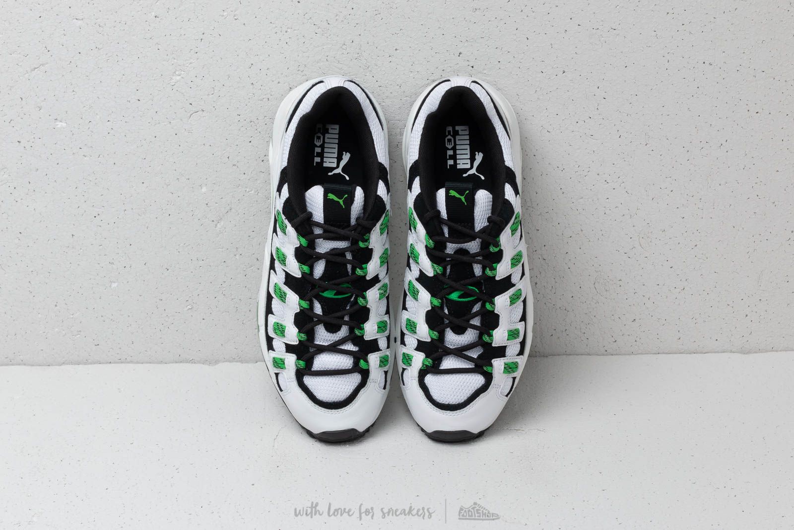 Men s shoes Puma Cell Endura Puma White Classic Green Footshop
