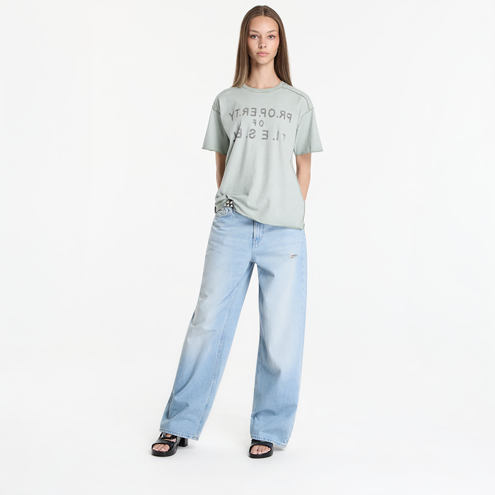 Majice T-shirt Diesel T-Ily T-Shirt Storm Grey