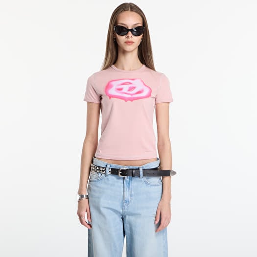 Majice Diesel T-Uncuties-Long-S3 T-Shirt Pale Mauve