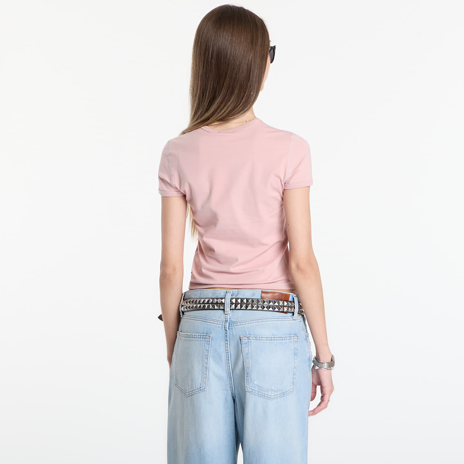 Majice T-shirt Diesel T-Uncuties-Long-S3 T-Shirt Pale Mauve